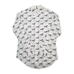 Equipment Femme 100% Silk Zebra Print Button Down Blouse Women's XS Animal Print